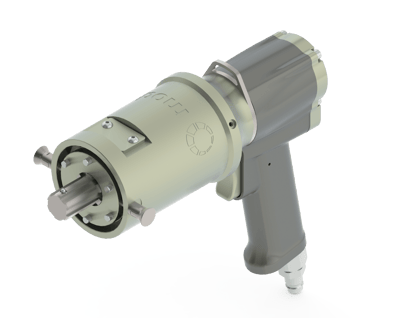 Compact pneumatic gun modec HL83C ATEX certified portable actuator