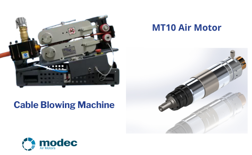 Machines de soufflage de fibres optiques avec moteurs pneumatiques MT10 de modec