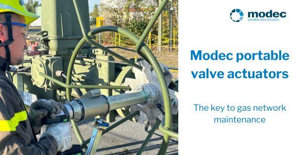 Modec portable actuators: The key to gas network maintenance